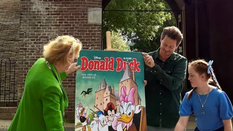 Donald Duck gaat op avontuur bij molens in Kinderdijk: 'Nederland is heel stripgeniek'