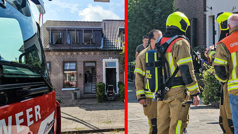 Rook trekt twee huizen in bij dakdekwerk Dubbeldam