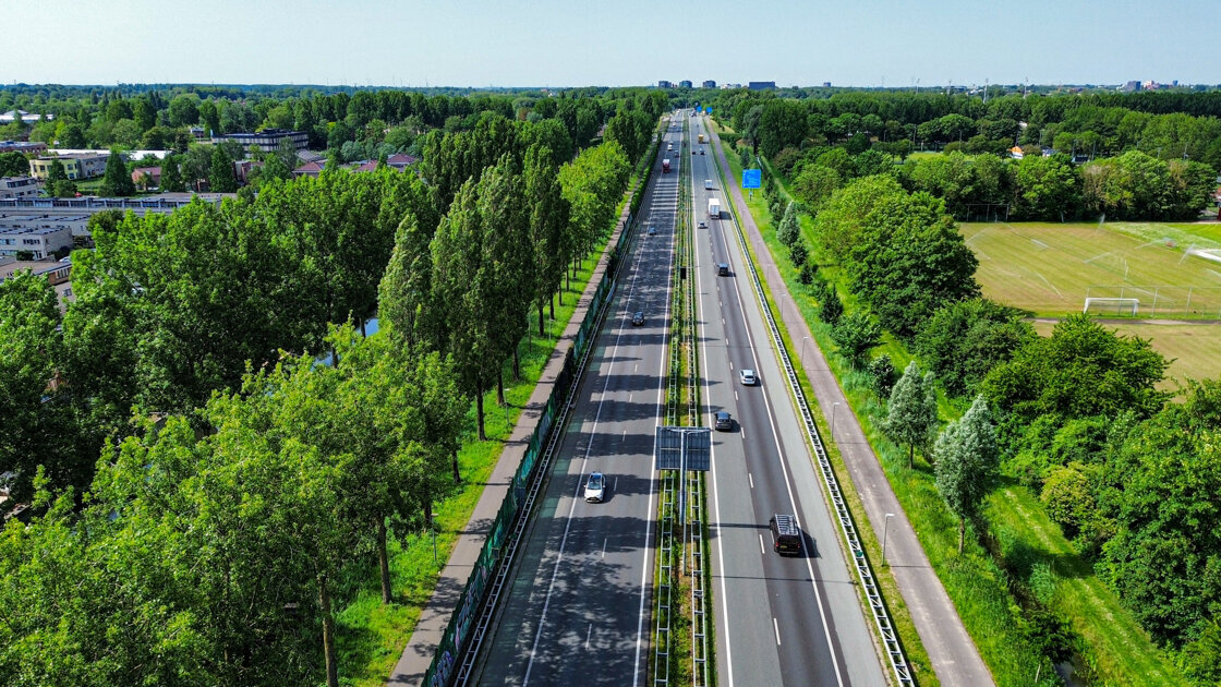 N3 dicht vanwege asfalteringswerkzaamheden