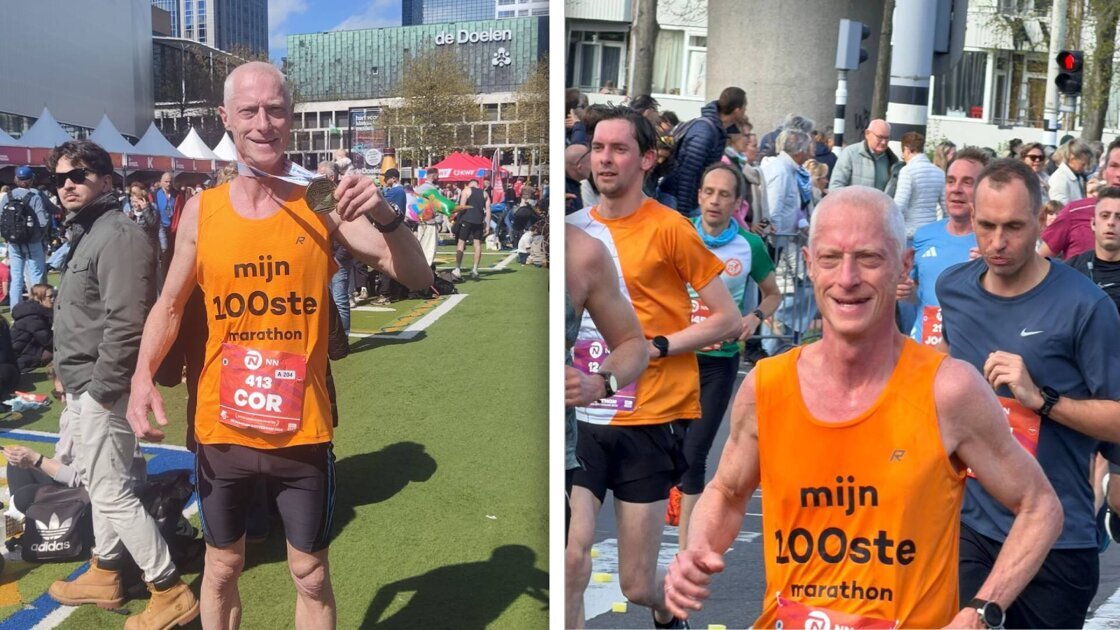 100 marathons in 25 jaar, Cor Hamels rent ze allemaal uit: ‘maakt mij echt trots’