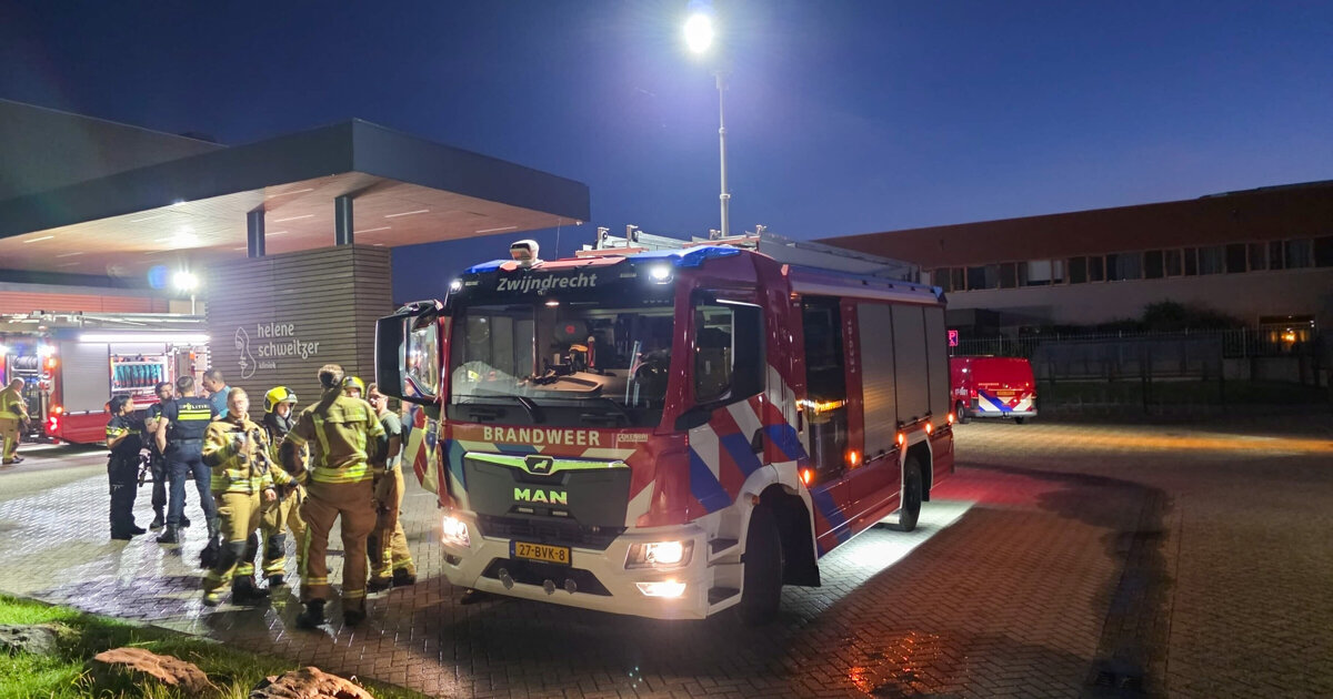 Brand in Zwijndrechts ziekenhuis, meerdere afdelingen dicht