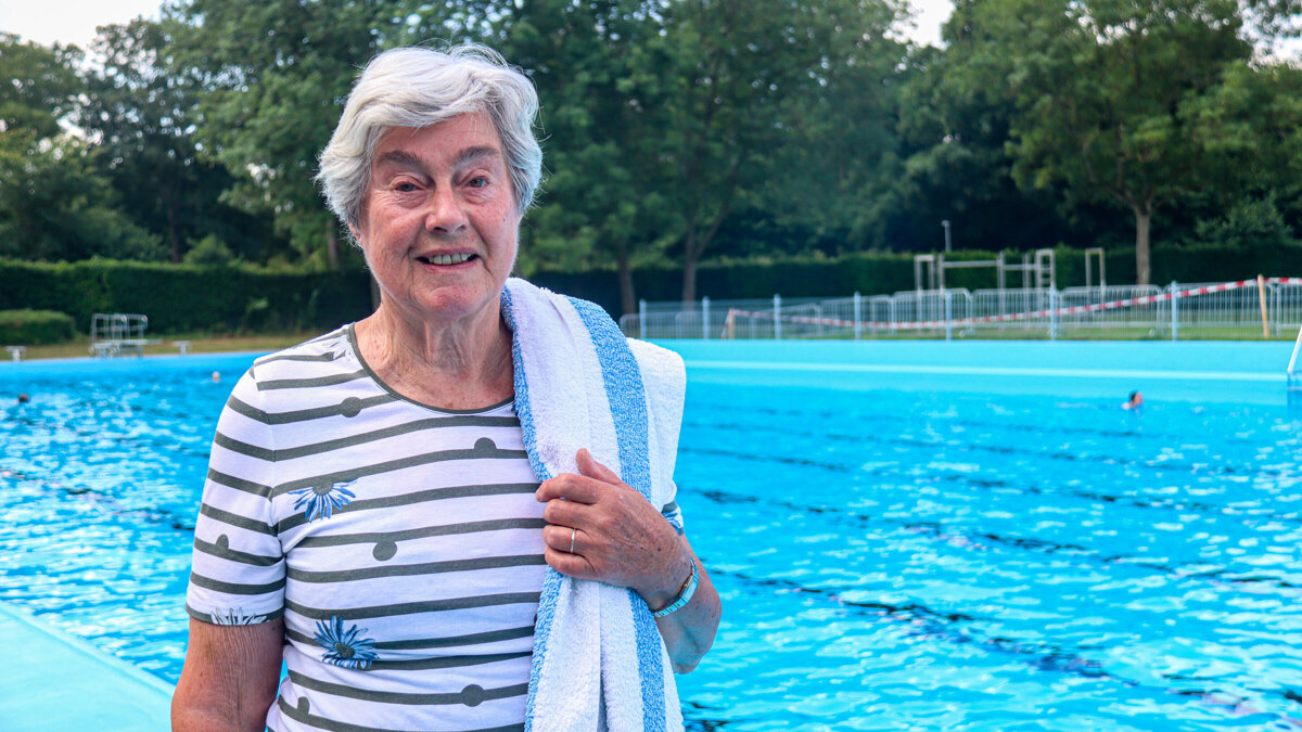 zwemster wantijbad bezoeker