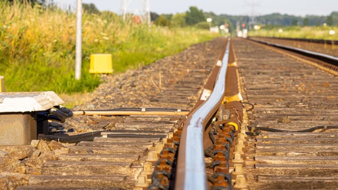 Spoorspatting in Elst, juli 2022 ProRail