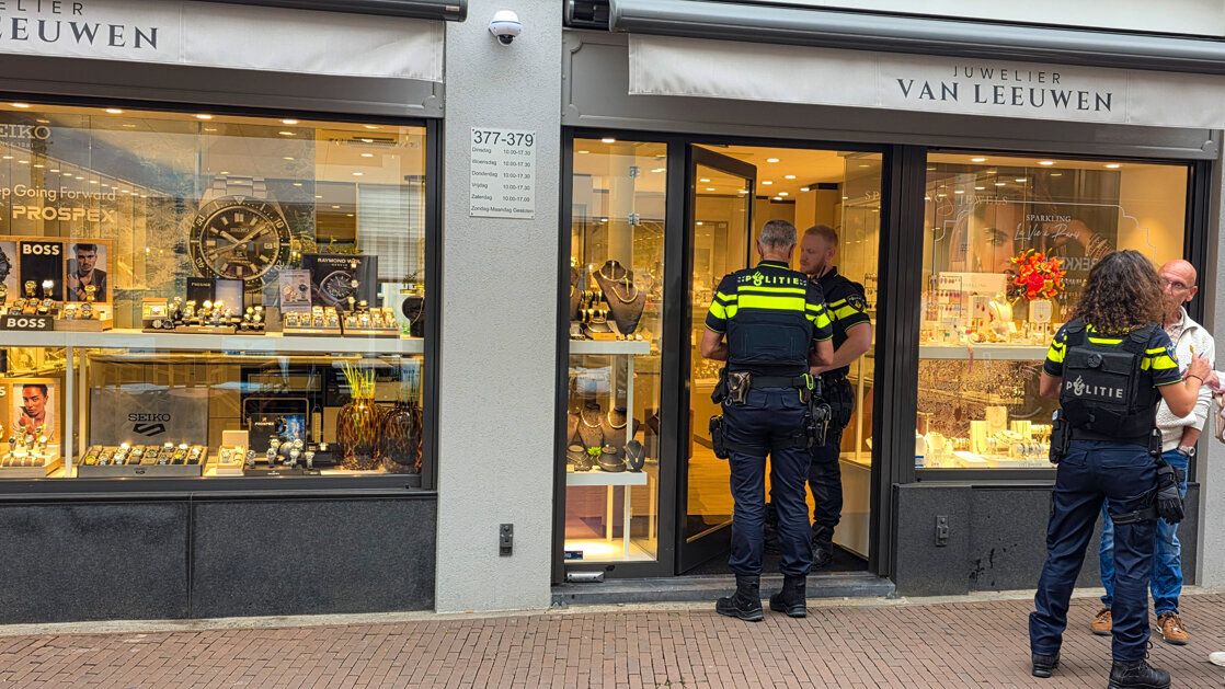 Overval op juwelier, daders gevlucht op fatbike
