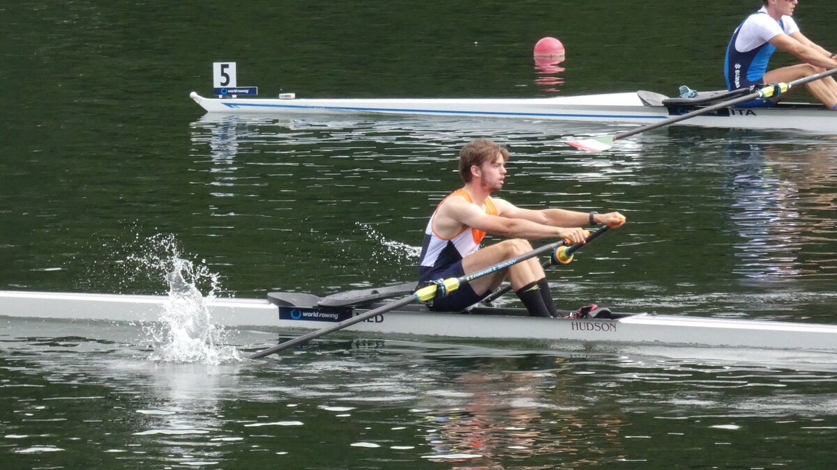 Victor Verbrugge (links)  in actie WK 202607