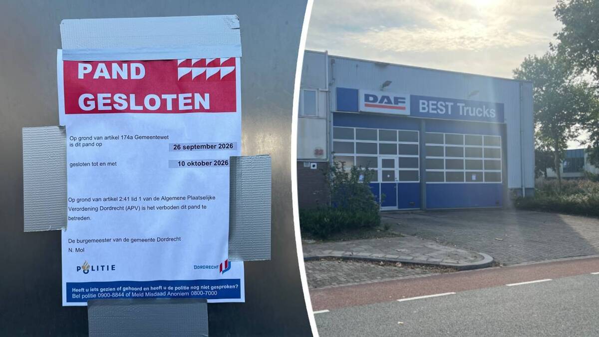 foto pandsluiting daf vrachtwagendealer