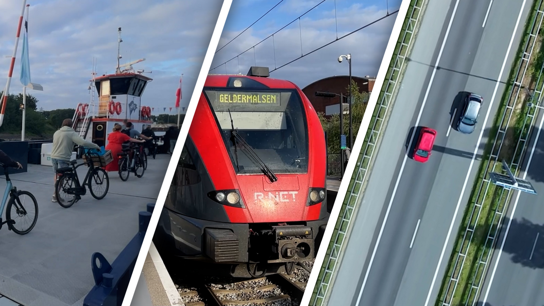 Brug dicht: duizenden reizigers pakken nu fiets, scooter of trein