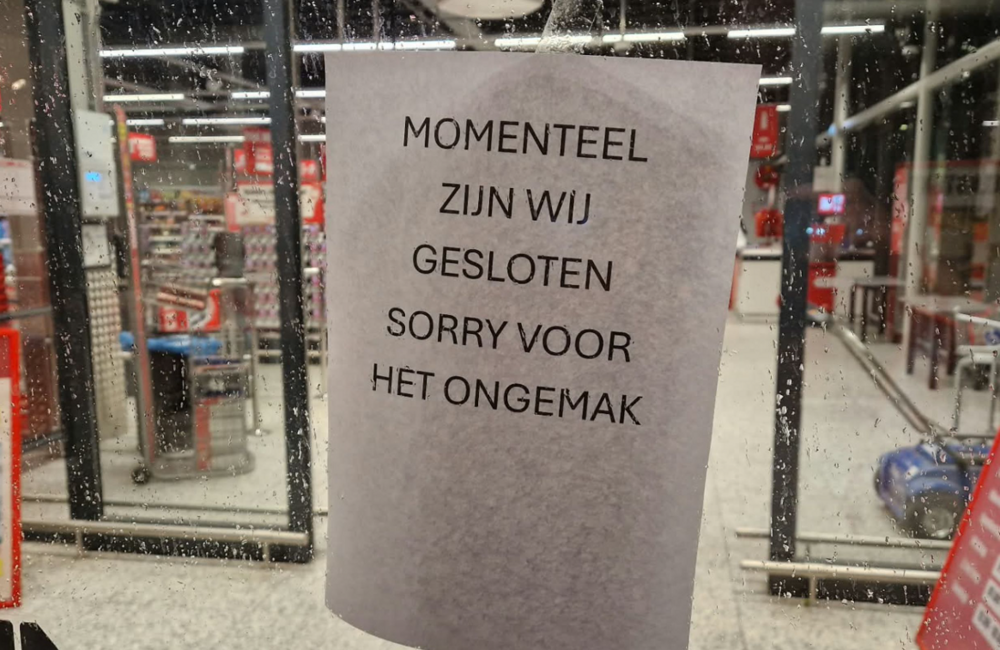 supermartk dicht