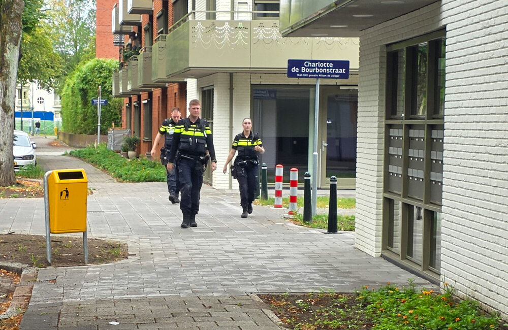 vuurwapenmelding Charlotte de Bourbonstraat