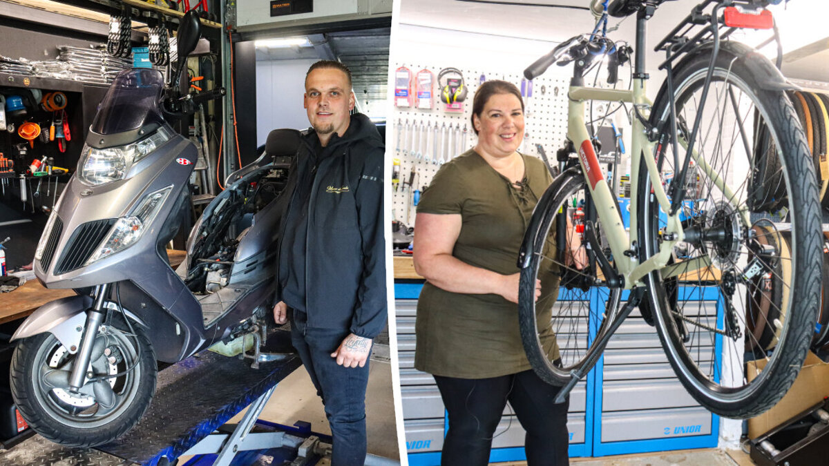 foto fietsenzaak scooterzaak