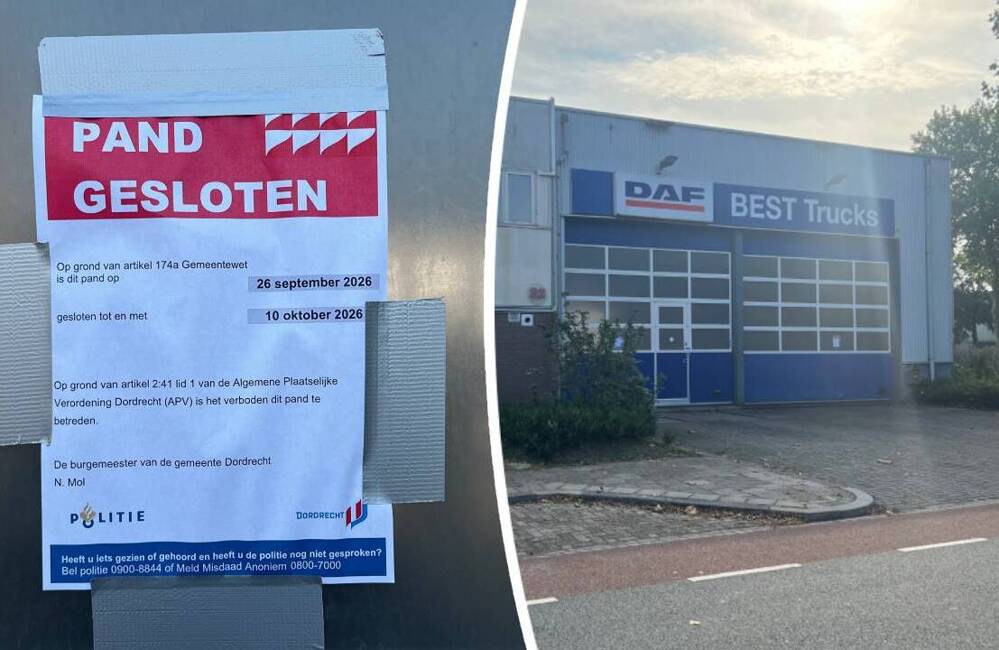 foto pandsluiting daf vrachtwagendealer