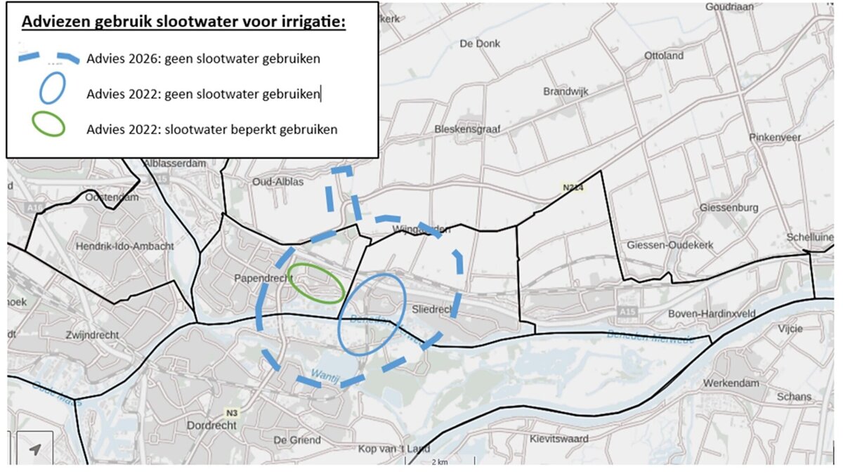 Kaart gebied adviezen gebruik slootwater voor irrigatie.jpg