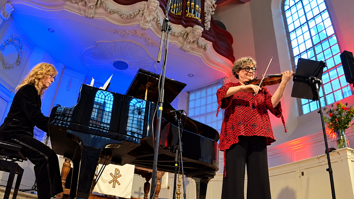 Concertant in de historische kerkzaal