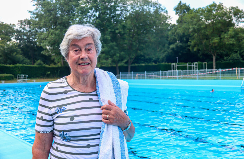 zwemster wantijbad bezoeker