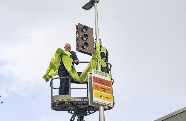 Stookadviesstoplicht Ridderkerk foto